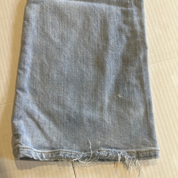 BCBG Chic Light Blue Flare Wide Leg Jeans w zipper front and back pockets - Picture 11 of 15